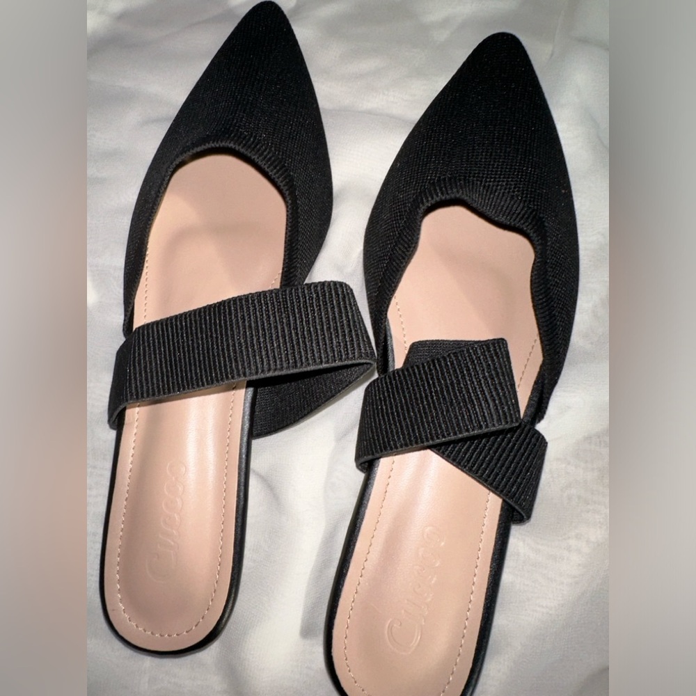 Black flats